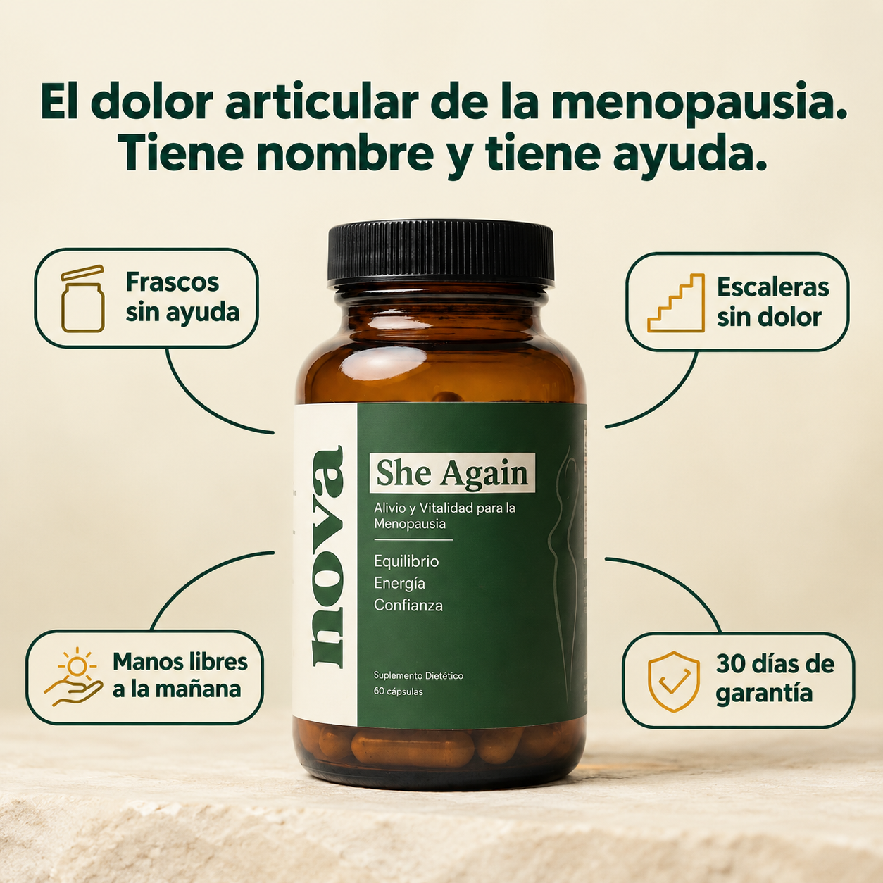 She Again™ | Alivio y Vitalidad para la Menopausia