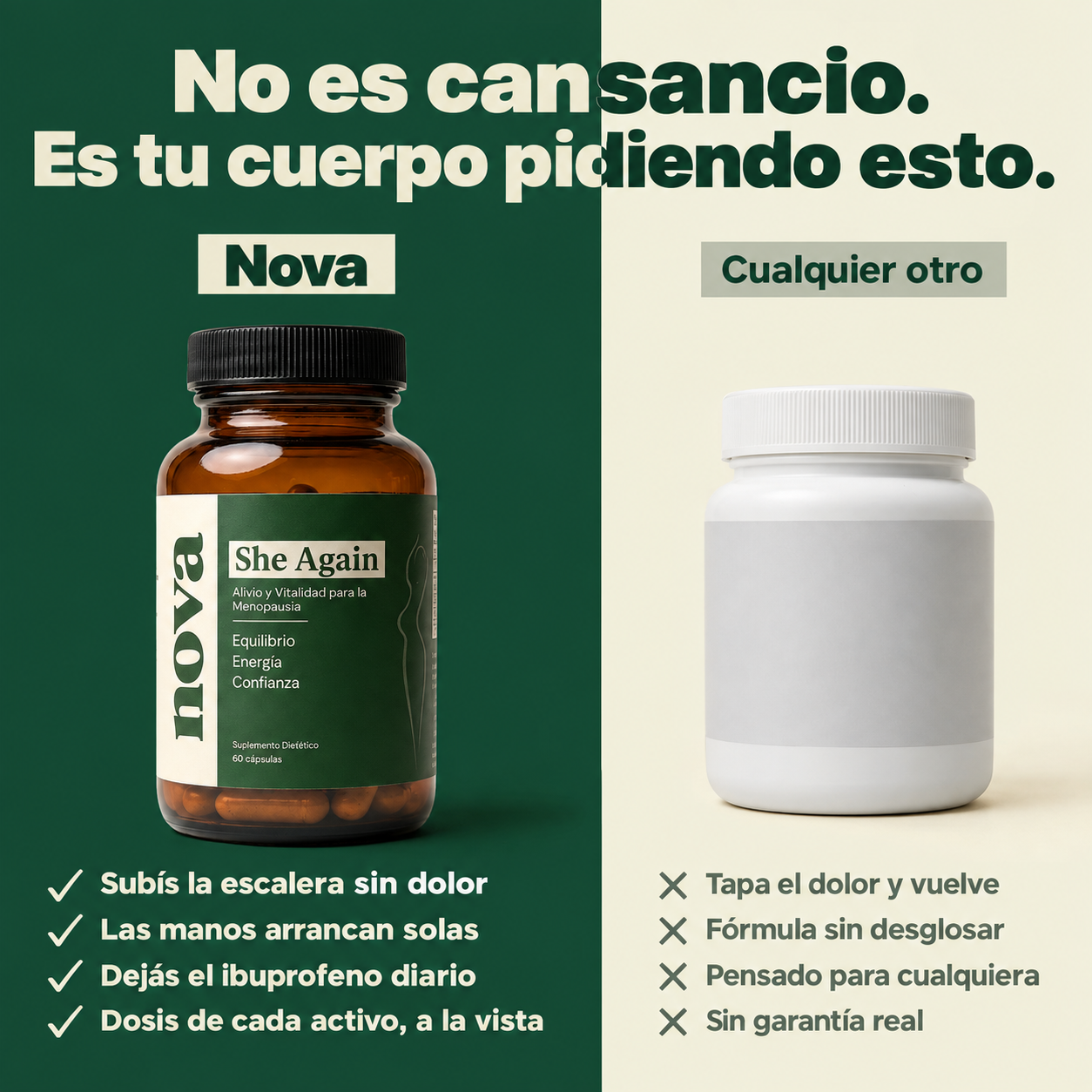 She Again™ | Alivio y Vitalidad para la Menopausia