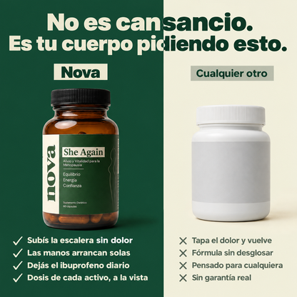 She Again™ | Alivio y Vitalidad para la Menopausia