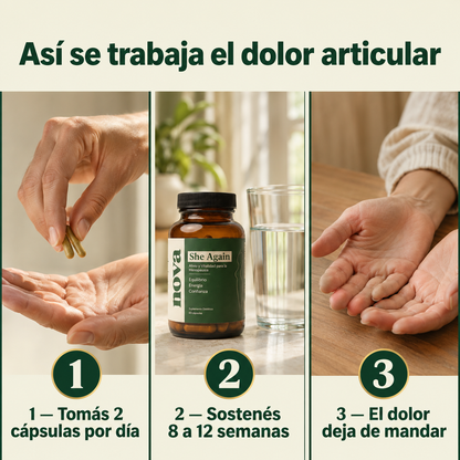 She Again™ | Alivio y Vitalidad para la Menopausia