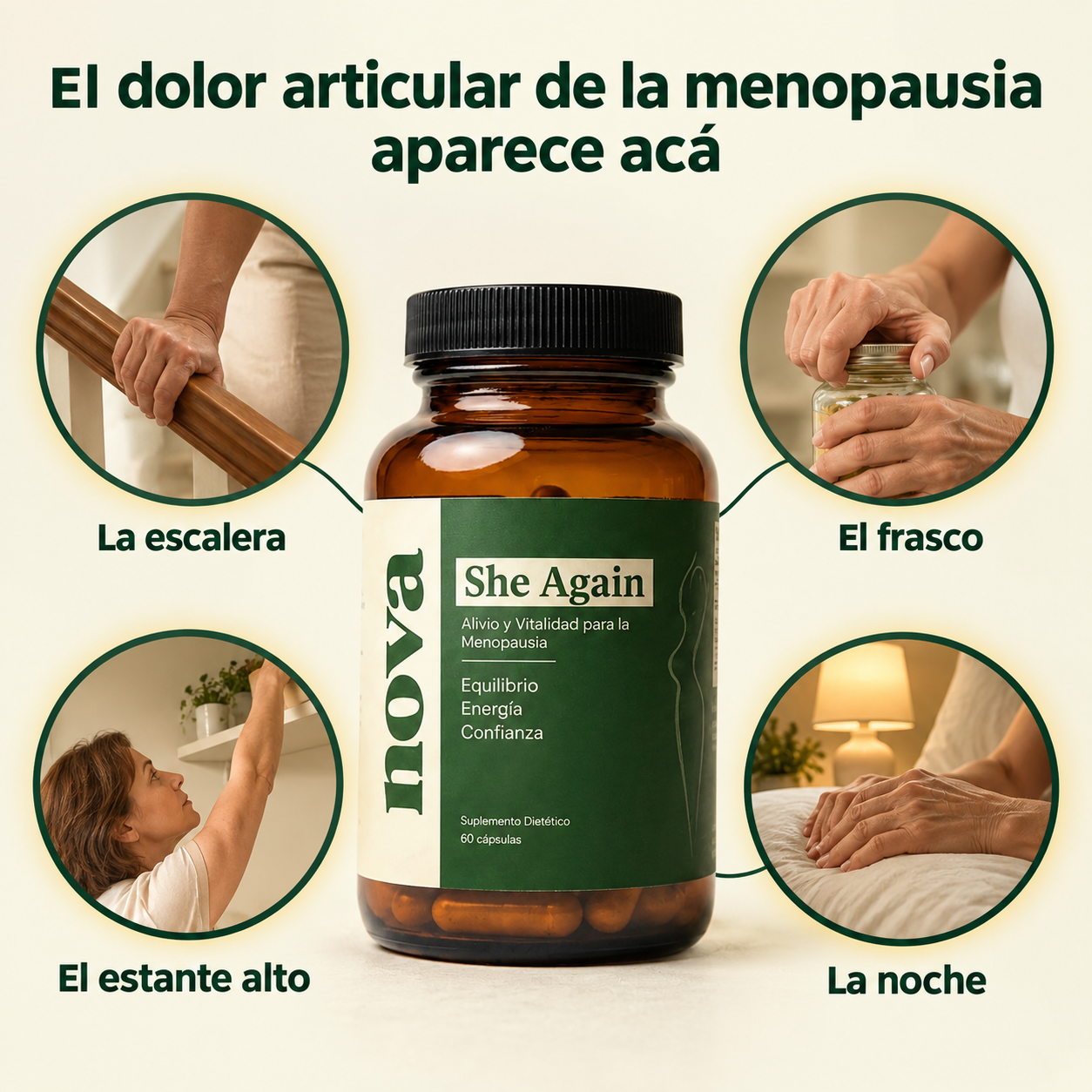 She Again™ | Alivio y Vitalidad para la Menopausia