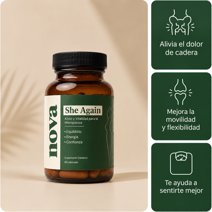 She Again™ | Alivio y Vitalidad para la Menopausia