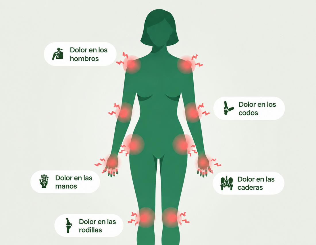Articulaciones que más acusan la caída de estrógeno